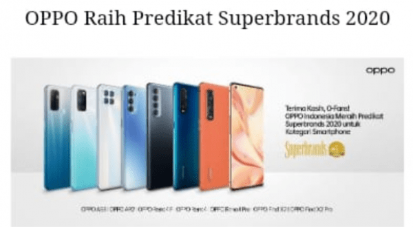 OPPO Raih Predikat Superbrands 2020