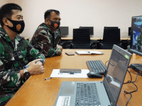 Kadeprenalog STTAL Hadir dan Mengikuti Rakorlog TNI AL TA.2021