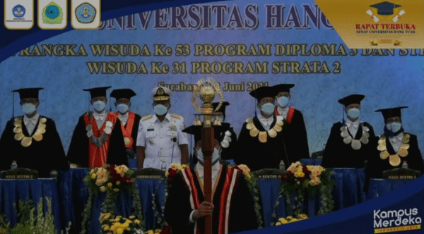 STTAL Hadiri Wisuda Universitas Hang Tuah Surabaya