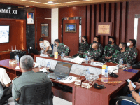Lantamal XII Terima Kunjungan Tim Kodifikasi Dari Kementerian Pertahanan RI