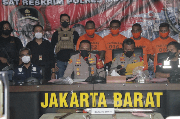 Polisi Menetapkan Empat Tersangka Kasus Penyerangan dan Penembakan, Kini Pelaku di Tahan di Rutan Polres Metro Jakarta Barat