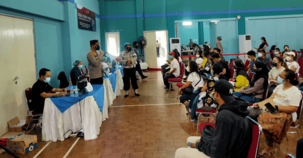 Kapolresta Tangerang Ajak Masyarakat Dukung Program Vaksinasi Massal dan Penerapan PPKM Darurat