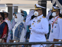 Komandan STTAL Hadiri Upacara Prasetya Perwira TNI dan Pelantikan Perwira Polri Tahun 2020