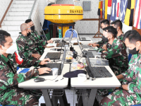 Mahasiswa STTAL Prodi S1 Mengikuti Pembukaan Lattek (Oyu) Ops Gab TNI TA. 2021 Secara Virtual