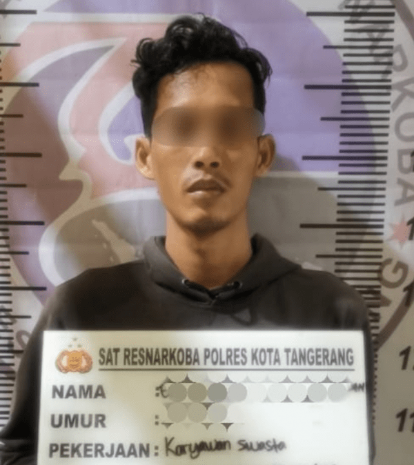 Satresnarkoba Polresta Tangerang Ciduk Karyawan Swasta Simpan Sabu Di Bungkus Rokok