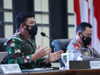 Panglima TNI dan Kapolri Beri Arahan Kepada Forkopimda Se Kalbar di Aula Makodam XII/Tpr