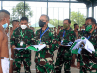 Kasdam XII/Tpr Pimpin Sidang Pantukhir Caba PK TNI AD Sumber Reguler