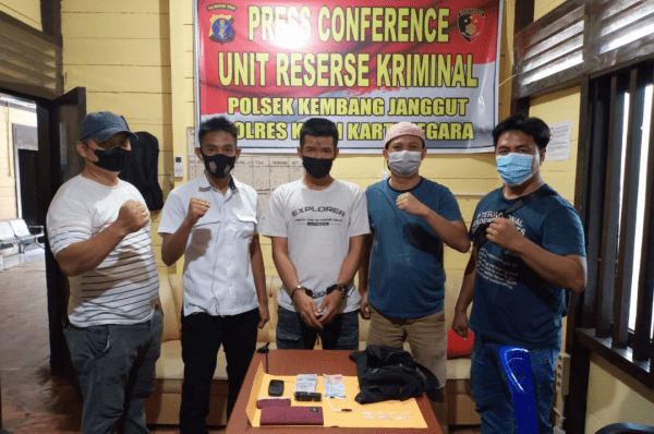 Pelaku Penyalahguna Narkotika Jenis Sabu di Tangkap Polsek Kembang Janggut