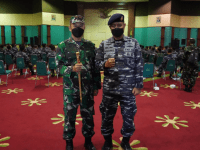 Korem 061/Sk Terima Dukungan 110 Nakes Puskes TNI AL dan 88 Relawan Menwa Kejar Target Vaksinasi Khusus Pelosok Kabupaten Bogor