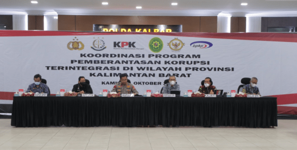 KPK Laksanakan Rakor Pemberantasan Korupsi Terintegrasi di Polda Kalbar