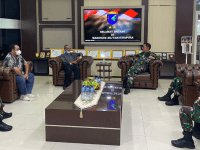 Tingkatkan Tali Silaturahmi dan Hubungan Harmonis, Pangdam XII/Tpr Audiensi dengan Ketua Panitia Adat Kesultanan Istana Kadariah Pontianak