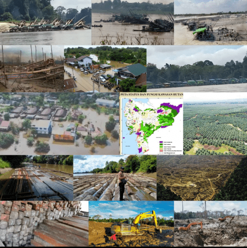 Koordinator FW&LSM Kalbar Indonesia : Kerusakan Alam Serta Hutan ,Salah Satu Penyebab Banjir Di Kalbar