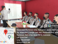 Siswa Diktuba SPN Polda Kalbar Laksanakan Latihan Kerja Di Mapolsek Pontianak Kota