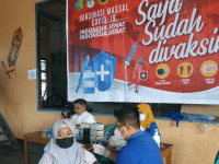 Percepat penanganan Vaksin Badan Inteljen Negara (Binda ) Kalbar laksanakan Vaksin di Kabupaten Ketapang