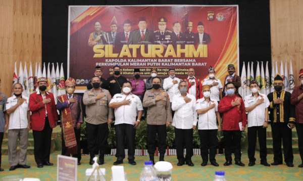 Kapolda Kalbar Silaturahmi Bersama Perkumpulan Merah Putih Kalimantan Barat