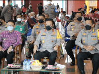 Kapolda Kalbar Hadiri Vaksinasi Lanjutan Serentak Se-Indonesia di Gedung PCC Pontianak