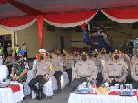 Wakapolda Kalimantan Barat Pimpin Apel Gelar Pasukan Operasi Keselamatan Kapuas 2022