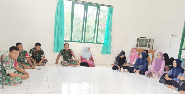 Sambut Bulan Suci Ramadhan, Anggota Koramil Toho Silaturahmi Bersama Persit KCK