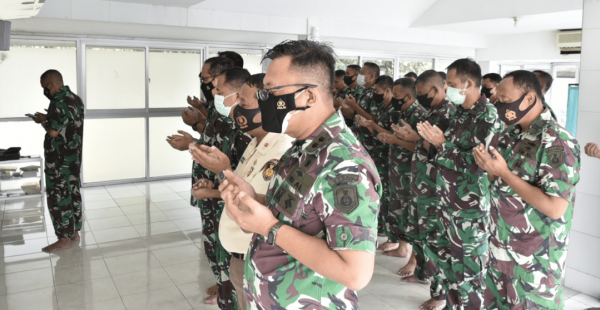 STTAL/ TNI AL Gelar Doa bersama Gugurnya Prajurit Marinir TNI AL Dalam Tugas Negara
