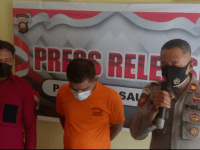 Polsek Rasau Jaya membenarkan adanya penangkapan terhadap Budi Tato