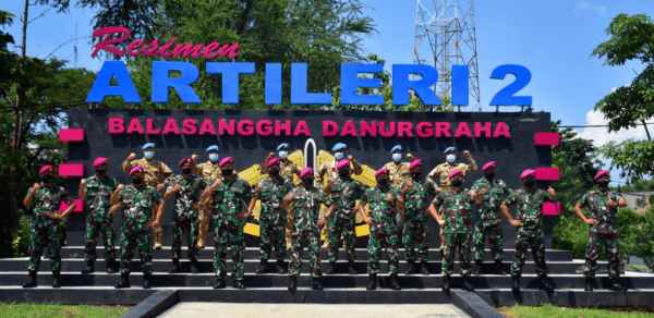 Komandan Resimen Artileri 2 Marinir Pasmar 2 Sambut Prajuritnya Selesai Melaksanakan Satgas BGC TNI Konga XXXIX-C Monusco