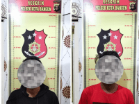 Unit Reskrim Polsek Kota Bangun Nengamankan Dua Orang Pengedar Narkotika Jenis Sabu