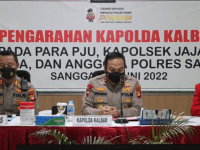 Kapolda Kalbar Melaksanakan Kunjungan Kerja ke Mapolres Sanggau