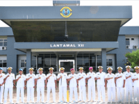 Danlantamal XII Laksma TNI Suharto Pimpin Acara Pengukuhan Jabatan Asrena Danlantamal XII