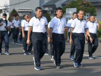 Komandan STTAL Mengikuti Olahraga Bersama Kasal di Akademi Angkatan Laut Bumimoro