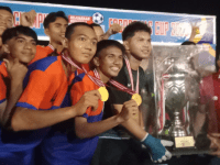 Team Sepak Bola U-21 Teluk Keramat Unggul di Final Iven Fogoromas Cup V11 Sambas