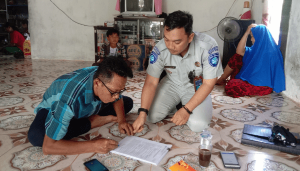 Kecelakaan Pemotor di Jl. Trans Kalimantan