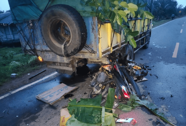 Jl Trans Kalimantan kembali Telan Korban, Pengendara Motor Tewas Bertabrakan