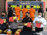 Polres Sanggau Gagalkan 7,1 Kg Sabu dan 2.136 Butir Ekstasi,3 Pelaku Ditangkap
