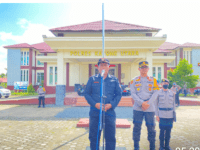 Apel Pergeseran Pasukan Pilkades 2022 di Polres Kayong Utara