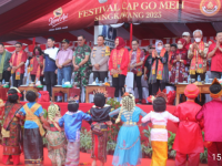 Pangdam XII/Tpr Hadiri Pembukaan Festival Cap Go Meh 2023 di Kota Singkawang