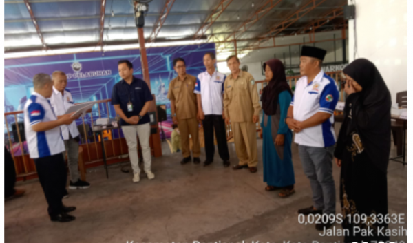 BPJS Ketenaga Kerjaan Cabang Pontianak Serahkan Santunan Kematian Kepada Ahli Waris Tenaga Kerja Bongkar Muat Koperasi Jasa Pekerja Receiving Dlivery Kalimantan Barat