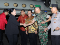 Pangdam XII/Tpr Bersama Forkopimda Sambut Kedatangan Ketua DPR RI