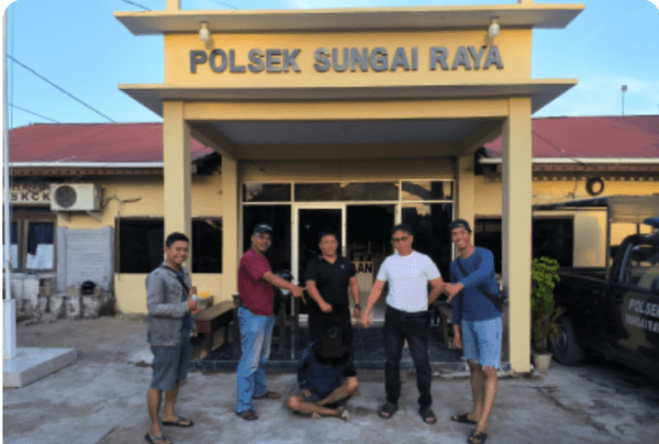 DPO Pencurian Mesin Bensol Ditangkap Tim Joker Polsek Sungai Raya