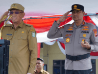Gubernur dan Kapolda Kalbar Pimpin Apel Gelar Pasukan Operasi Ketupat Kapuas 2023