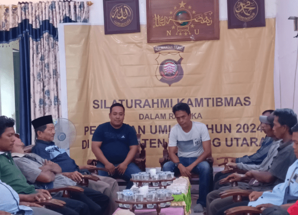 Menjelang Pemilu 2024 Satuan Intelkam Polres Kayong Utara Melakukan Kegiatan Silaturahmi Bersama Kelompok Petani Nasdem