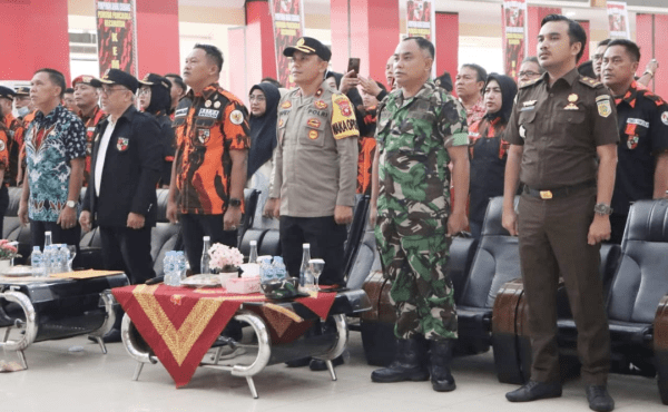 Wakapolres Sanggau Kompol Yafet Hadiri Pelantikan Pengurus MPC Pemuda Pancasila Sanggau