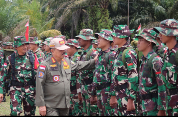 Wabup Sanggau Yohanes Ontot Buka TMMD Retas ke 118 di Kunyil Meliau