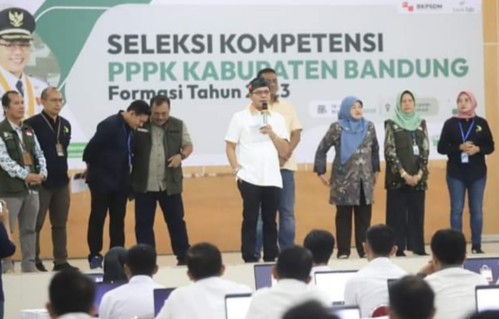 Ribuan Calon Pegawai P3K Kab Bandung Ikut Seleksi Kompetensi CAT
