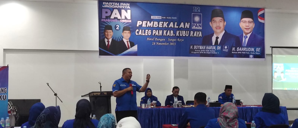PAN Kubu Raya Targetkan Rebut 7 Kursi Legislatif Pada Pemilu 2024