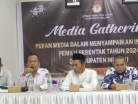 KPU Melawi Gelar Media Gathering dengan Awak Media