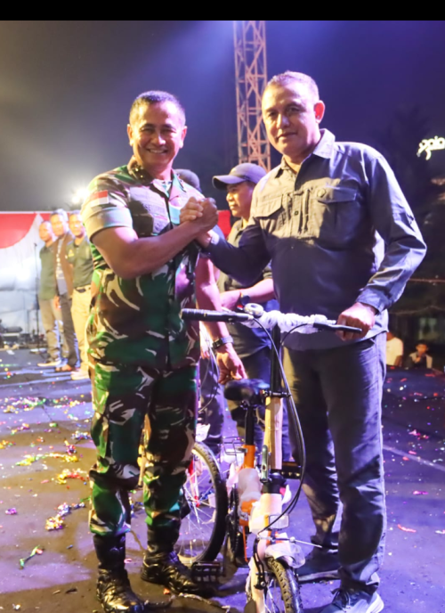 Rayakan Pergantian Tahun, Kodam XII/Tpr Gelar Panggung Prajurit Hibur Warga Kalimantan Barat