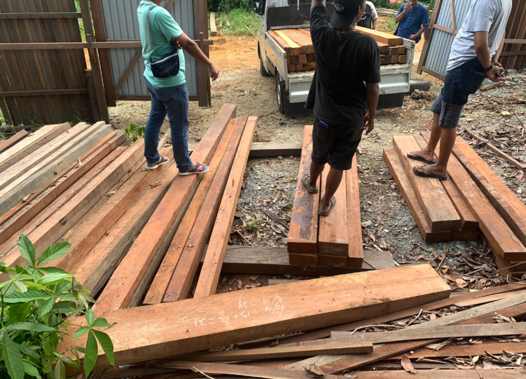 Sat Reskrim Polres Ketapang Ungkap Kasus Ilegal Logging di Sandai