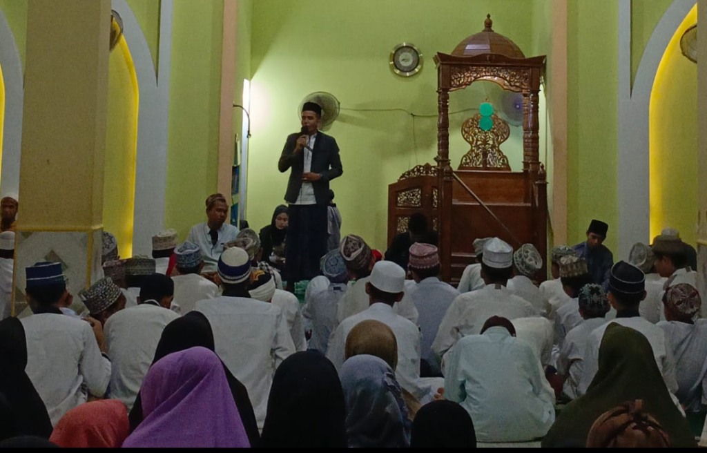 Peringatan Isra Mi’raj di Masjid Baitul Makmur Sengkong Sui Nipah