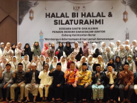 Gelar Halal Bi Halal, Alumni Asal Kalbar Bangun Kebersamaan Di 100 Tahun Pondok Modern Gontor