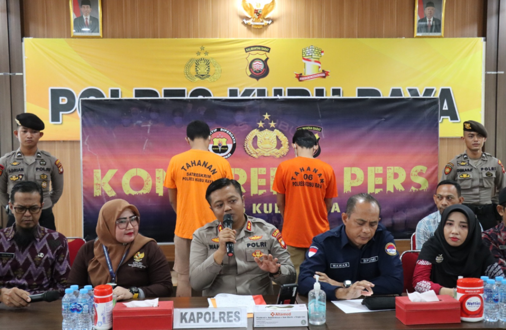 Press Conference, AKBP Wahyu Jati Wibowo : Tidak ada Toleransi Bagi Pelaku Kekerasan Anak dan Perempuan “